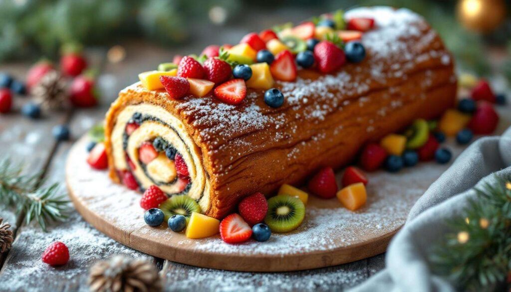 Les 5 meilleures bûches de Noël aux fruits : fraîches, légères et pleines de saveurs