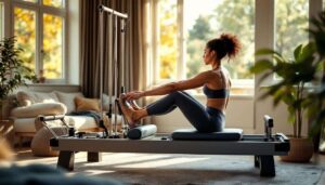 Faites du Pilates à domicile avec cet appareil Reformer pliable en promo à petit prix sur Amazon