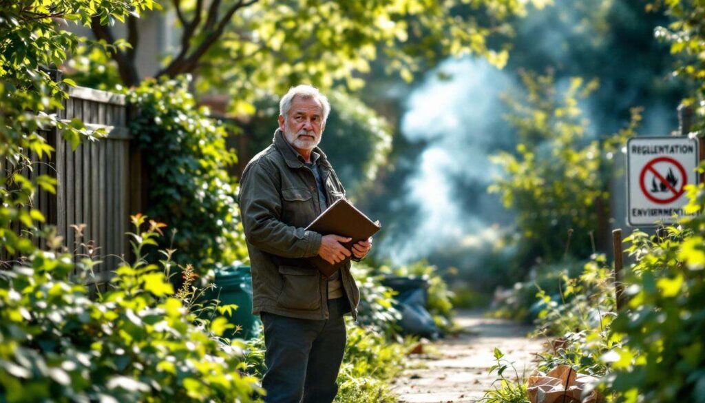 Comment faire comprendre à mon voisin qu'il n'a pas le droit de brûler ses déchets verts dans son jardin ?