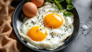 Voici le secret des chefs pour des œufs au plat parfaitement réussis (sans huile, ni beurre).