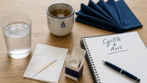 Cystite homéopathie : bandelette urinaire et granules
