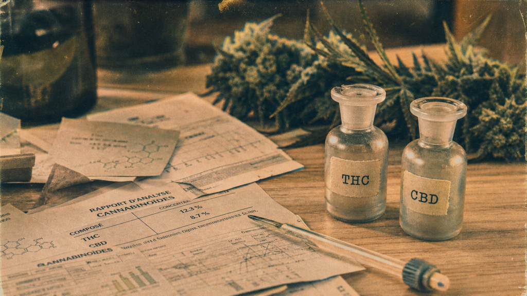 Les cannabinoïdes THC et CBD, analyse chimique du chanvre
