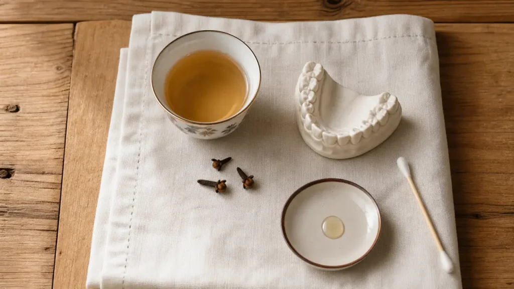 maux de dents et clou de girofle, infusion et clous de girofle pour soulager la douleur