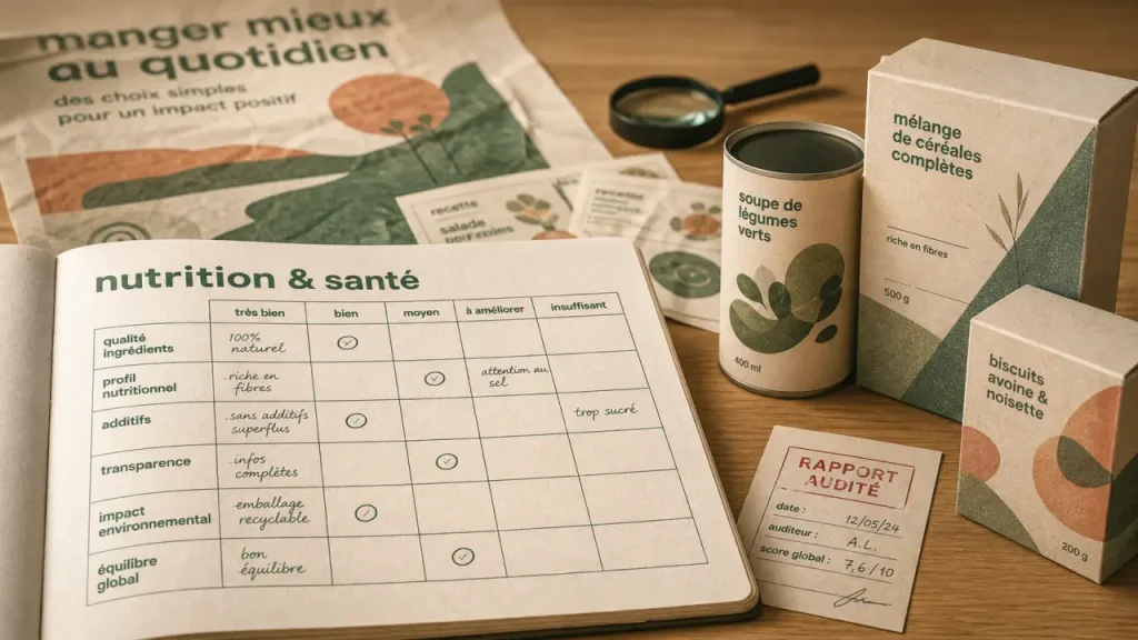 Nutrition et santé : grille d’évaluation et audit des produits