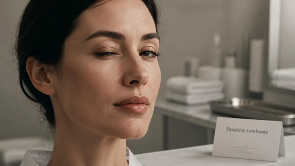 Paupière tombante après botox : que faire ?
