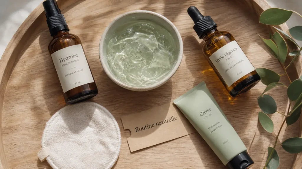 Routine soin visage naturel en 4 étapes matin au soir