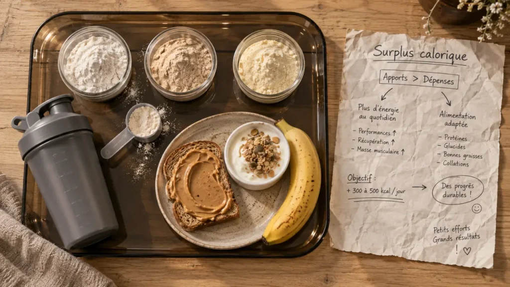 Compléments alimentaires pour grossir : gainer, whey ou plantes
